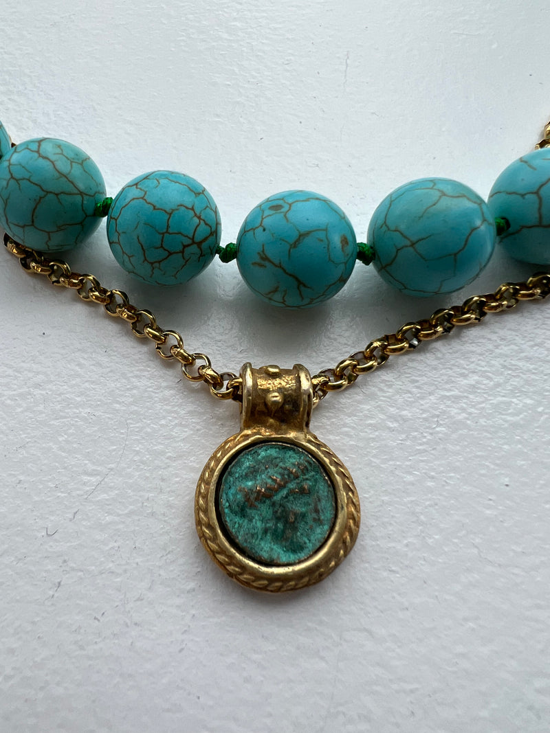 Italian Coin Necklace | Lily