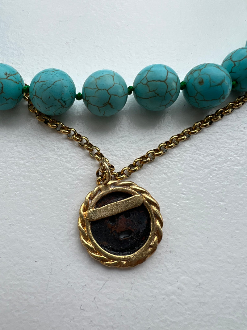 Italian Coin Necklace |  Megan 3