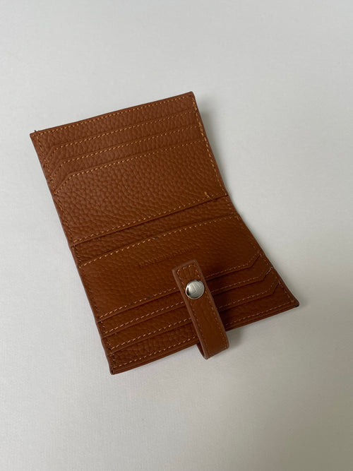 Leather Credit Card Wallet | Walnut