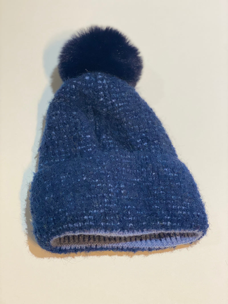 Italian Toque | Denim Blue