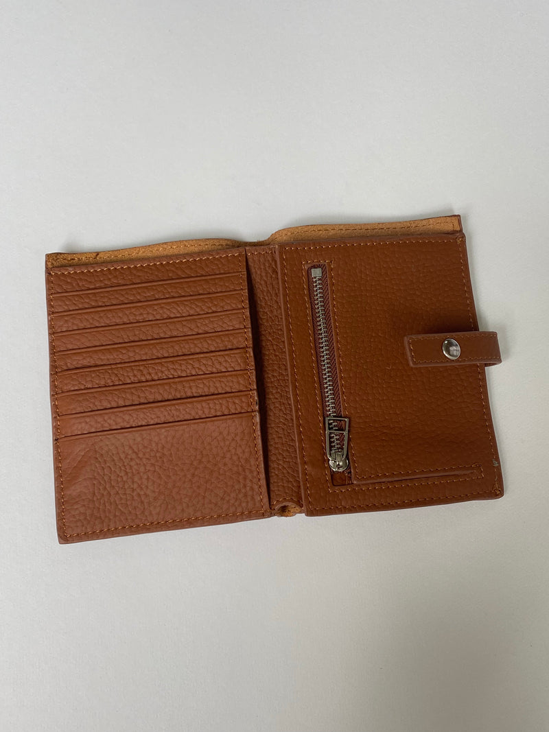 Medium Leather Wallet | Walnut