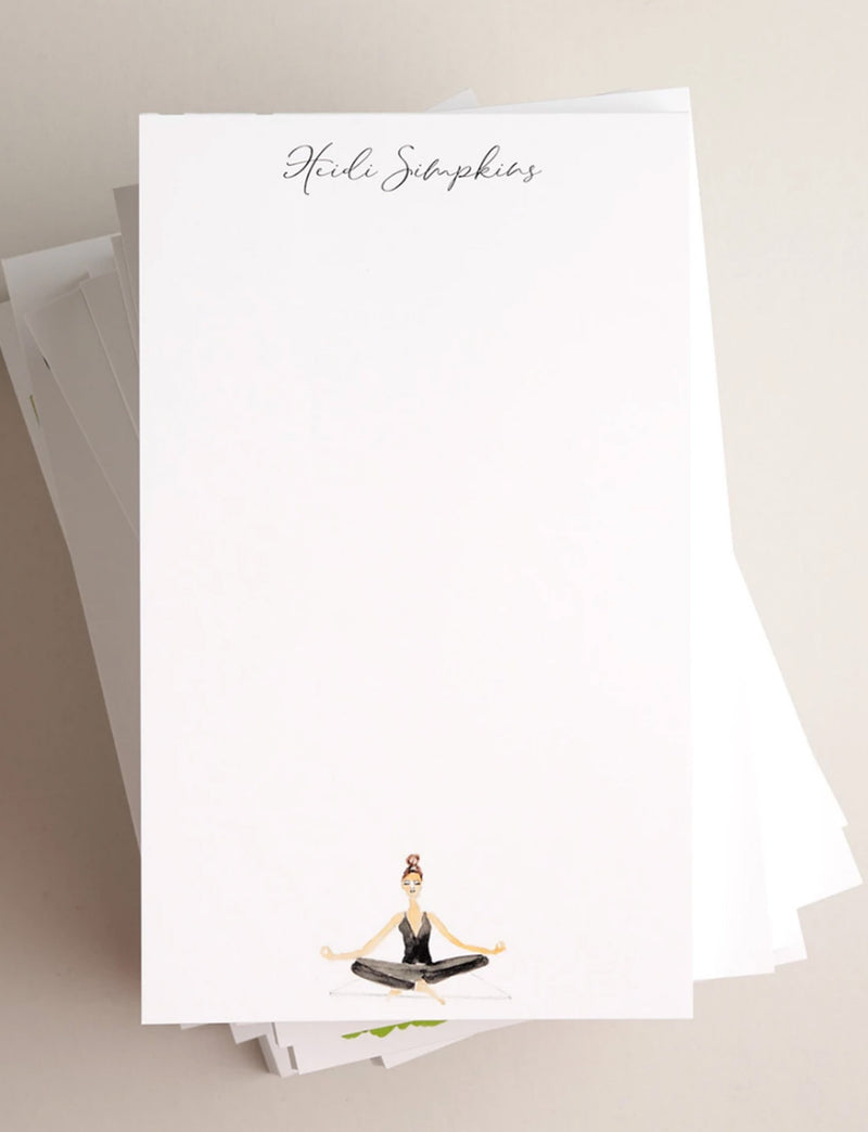 NOTEPAD | Yoga Seated - Notepads - Queen & Grace